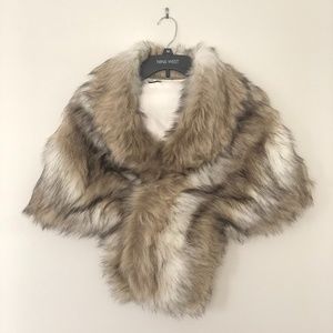 Faux Fur Wrap Shawl Shrug Wedding Winter Bridal